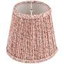5_Springcrest Gracie Pink Floral Pleated Shade 4x6x5.5" (Clip-On) more views