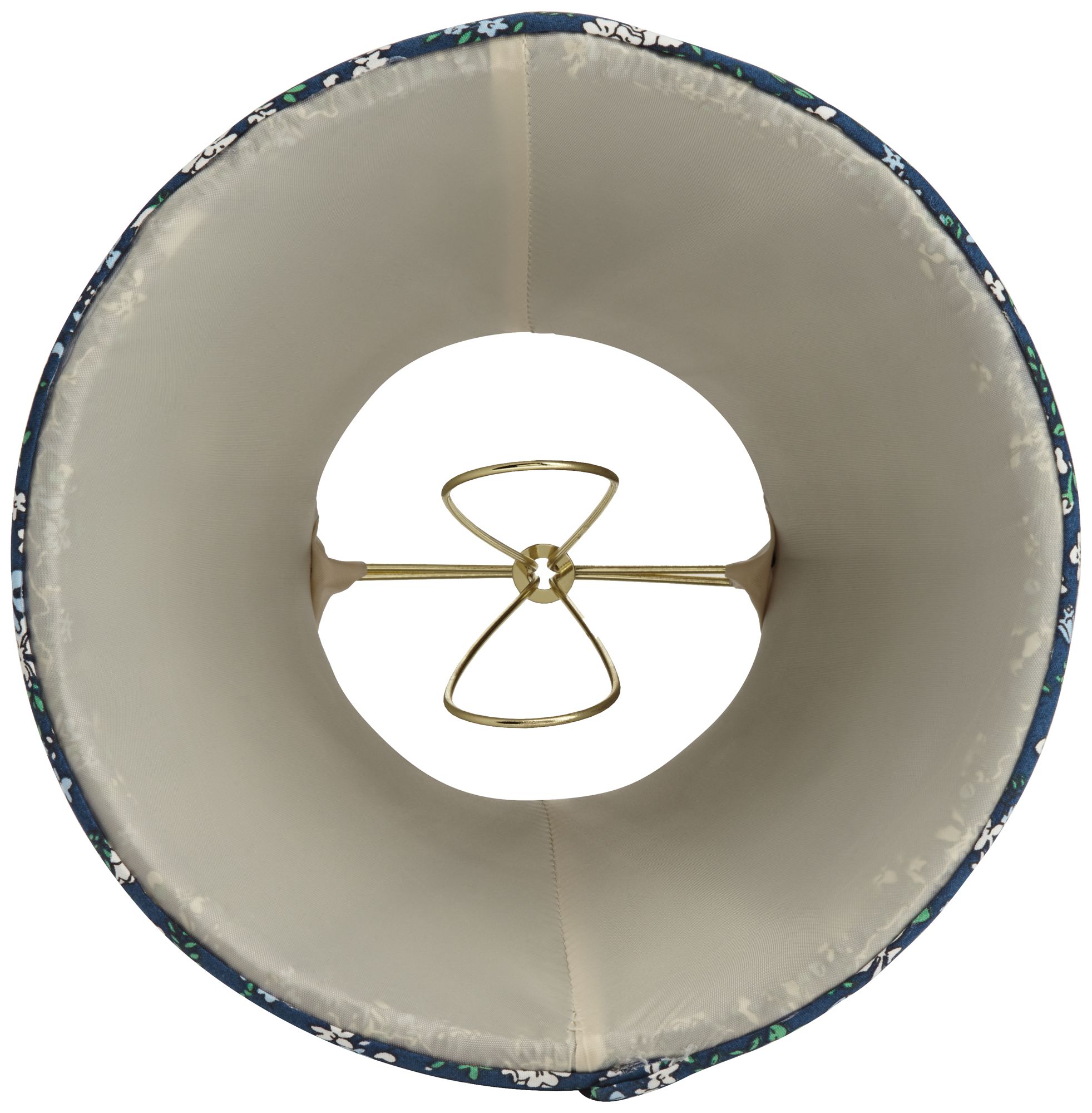 Image 7 Springcrest Green Blue Floral Clip-On Lamp Shades 3.5x6x5 Set of 8 more views