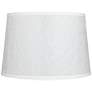 1_Springcrest Hallie Soft Gray Abstract Tapered Drum Shade 13x15x10 (Spider)