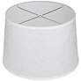 4_Springcrest Hallie Soft Gray Abstract Tapered Drum Shade 13x15x10 (Spider) more views