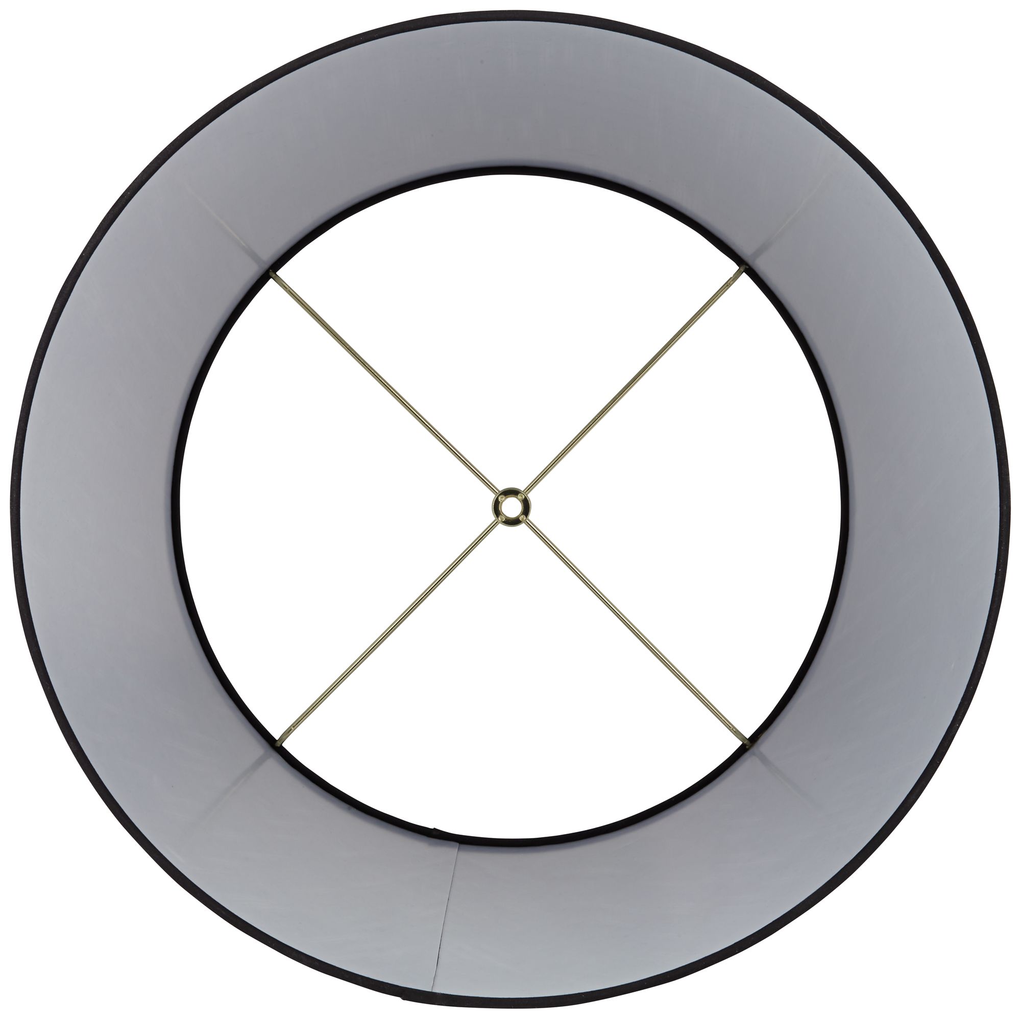 Image 5 Springcrest Harmon Black Faux Silk Tapered Drum Shade 15x19.5x12 (Spider) more views