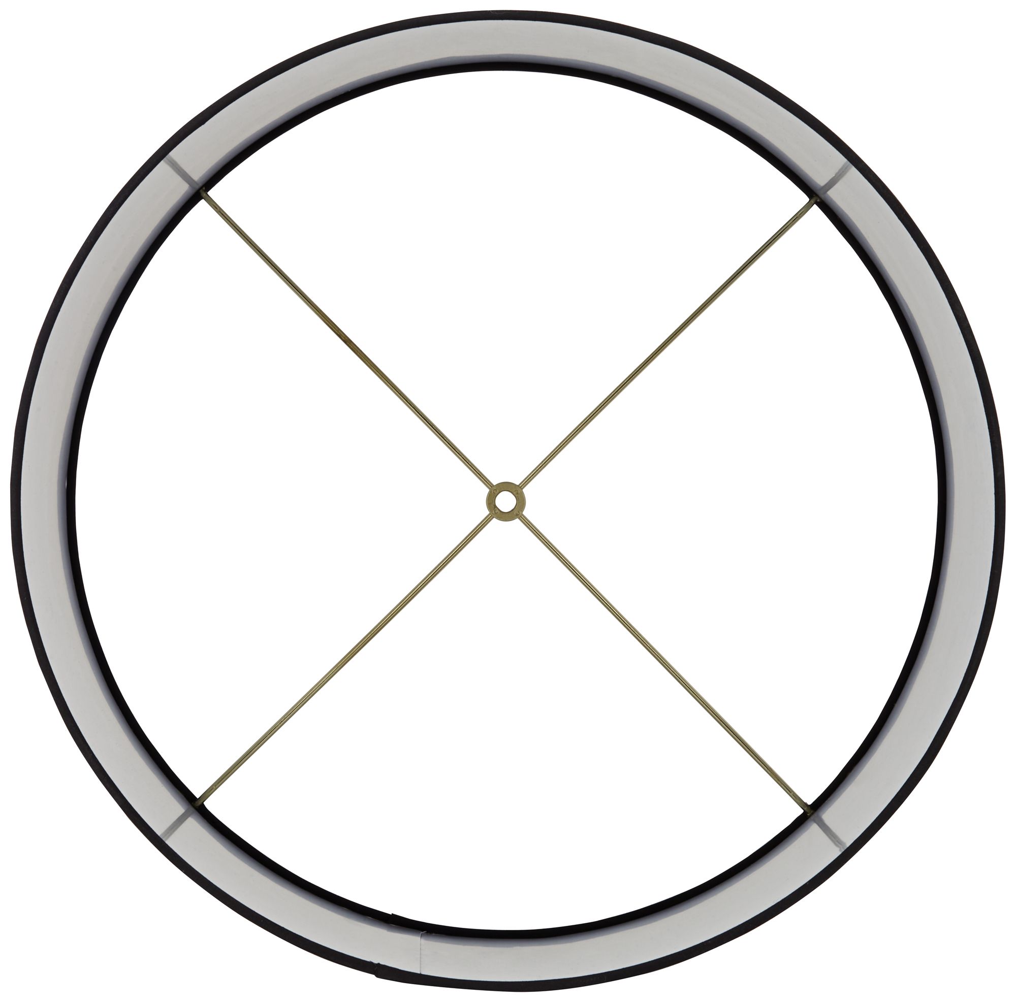 Image 5 Springcrest Imogene Black Faux Silk Drum Lamp Shade 19x19x12 (Spider) more views