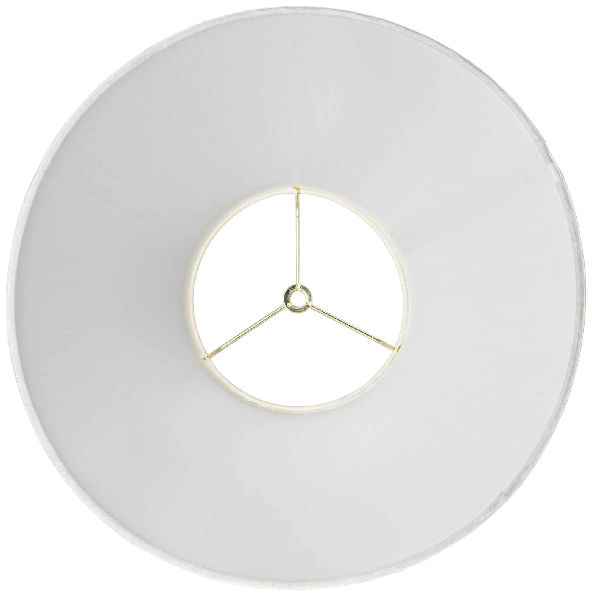 Image 5 Springcrest Ira White Pleated Lamp Shade 6.5x15x11 (Spider) more views