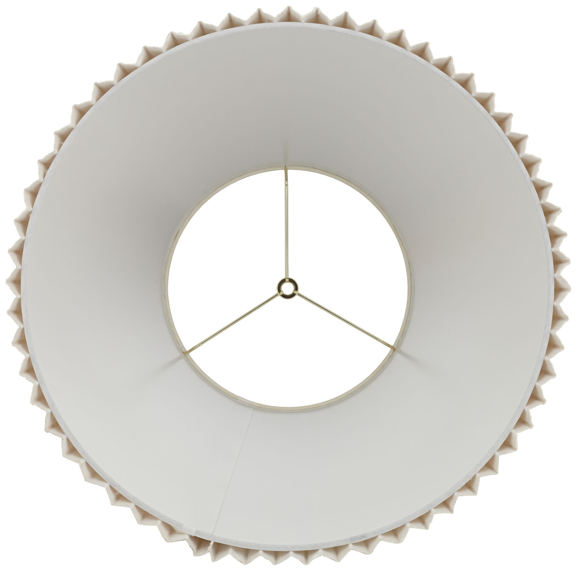 Image 5 Springcrest Isadore Beige Pleated Lamp Shade 10.5x19x12.5 (Spider) more views