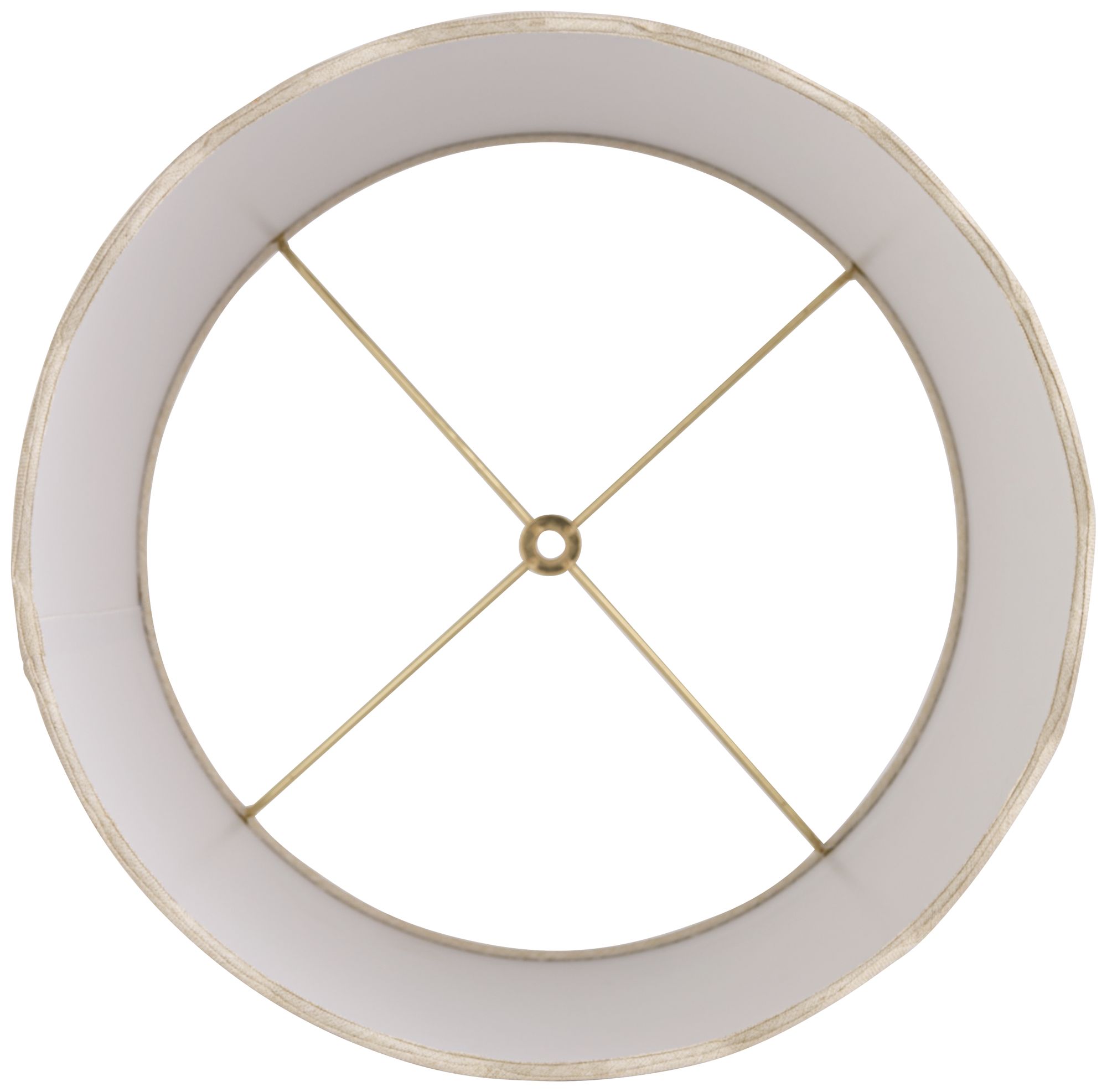 Image 5 Springcrest Ivette Cream Scallop Drum Shade 13x15x11x11 (Spider) more views