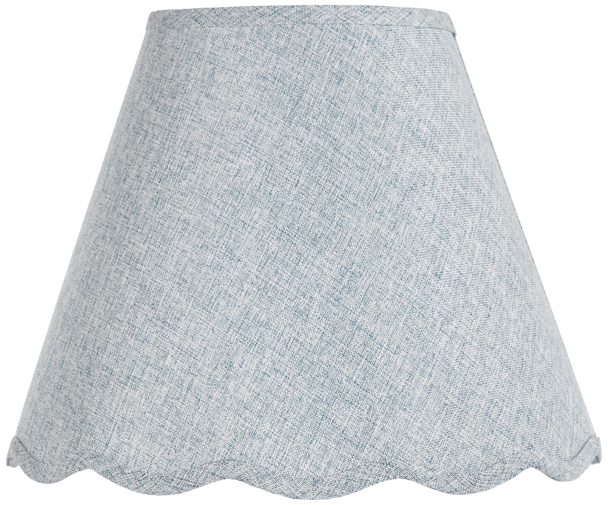 Image 3 Springcrest Ivette Gunsoke Scallop Empire Shade 6x12x9.5x9 (Spider) 2 Set more views