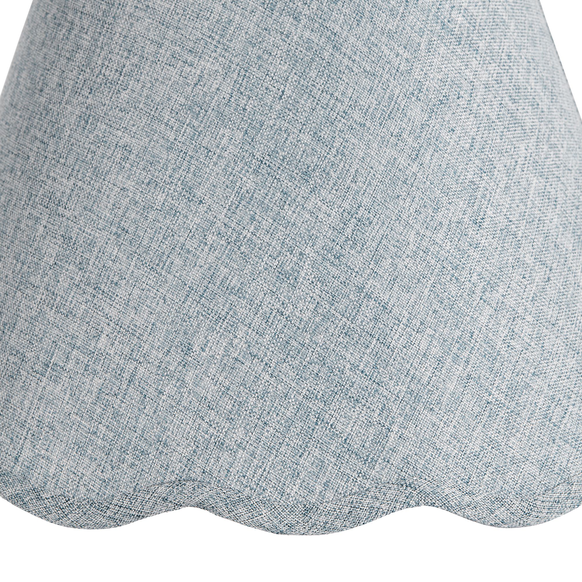 Image 2 Springcrest Ivette Gunsoke Scallop Empire Shade 6x12x9.5x9 (Spider) more views