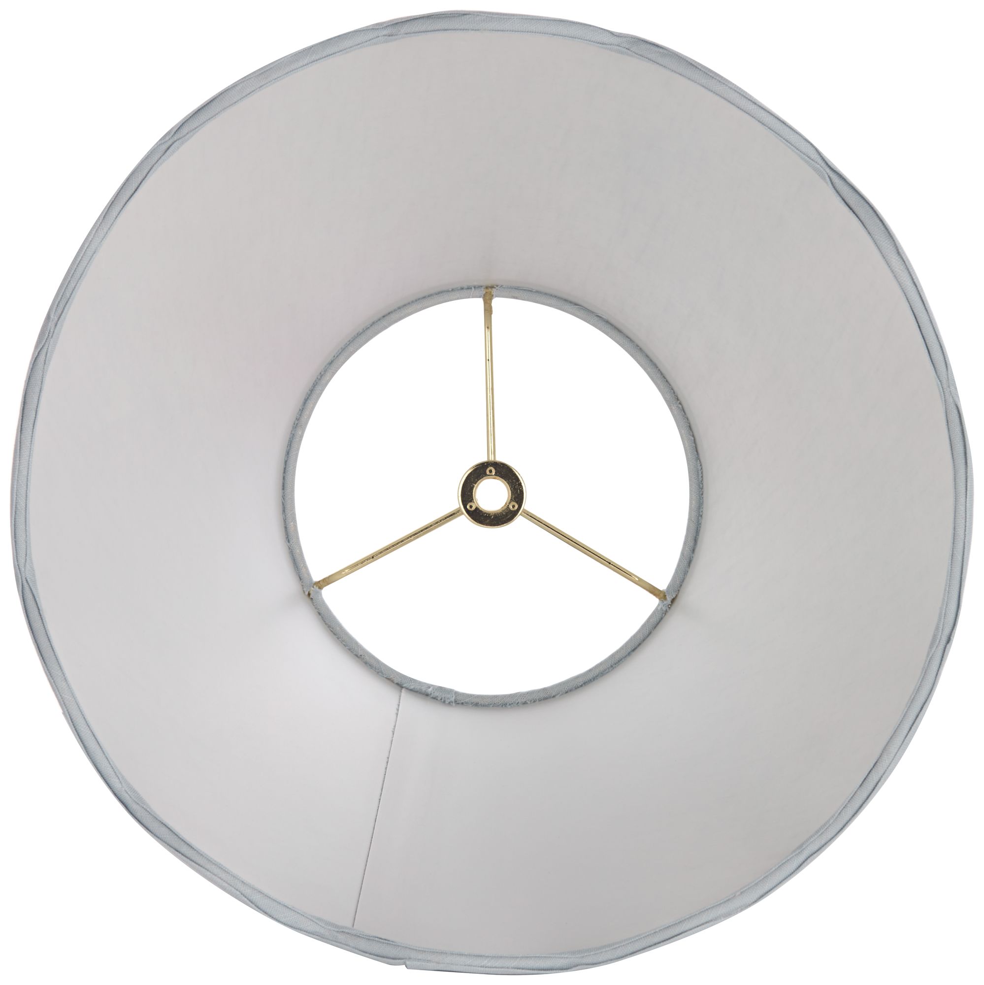 Image 5 Springcrest Ivette Soft Blue Scallop Empire Shade 6x12x9.5x9 (Spider) more views