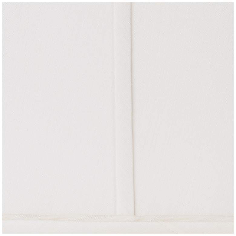 Image 2 Springcrest Ivory Classic Square Shades 5.25x10x9 (Spider) Set of 2 more views