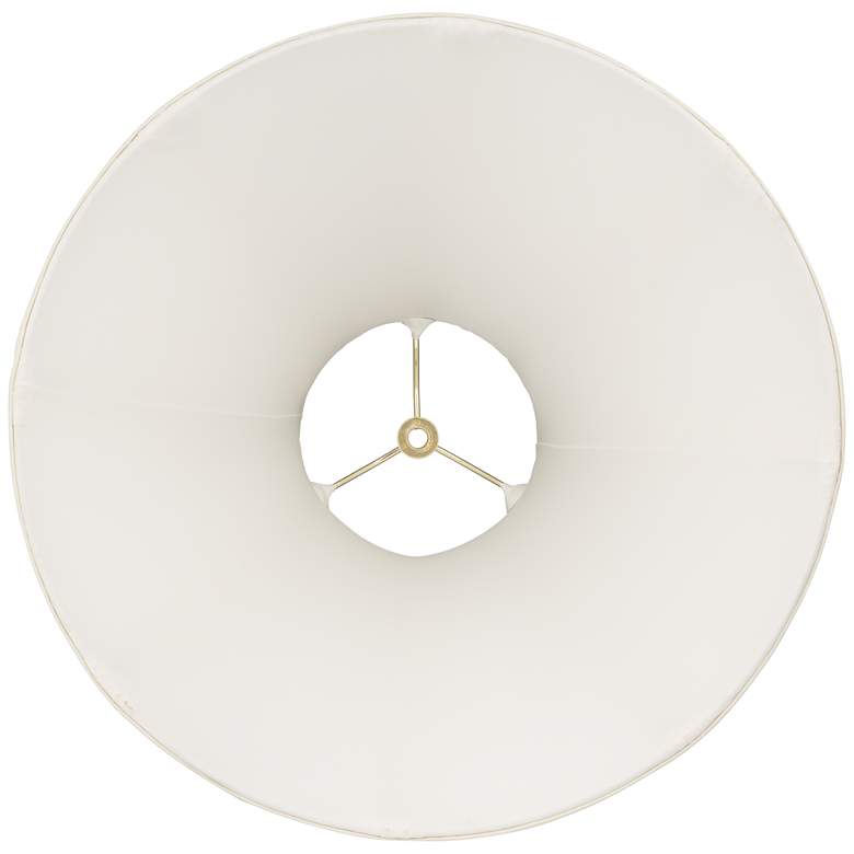 Image 4 Springcrest Ivory French Drape Lamp Shades 6x17x12 (Spider) Set of 2 more views