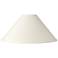 Springcrest Ivory Linen Chimney Lamp Shade 6x23x13.5 (Spider)