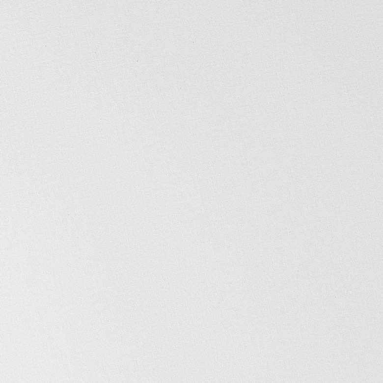 Image 2 Springcrest Ivory Linen Fabric Tapered Rectangular Shade 14x18x12 (Spider) more views