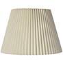 Springcrest Ivory Linen Knife Pleat Lamp Shade 9x14.5x10 (Spider)