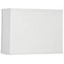 1_Springcrest Ivory Linen Rectangular Half Shade 11x11x9x9 (Spider)