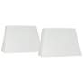 1_Springcrest Ivory Linen Set of 2 Rectangular Shades 14x18x12 (Spider)