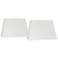 Springcrest Ivory Linen Set of 2 Rectangular Shades 14x18x12 (Spider)
