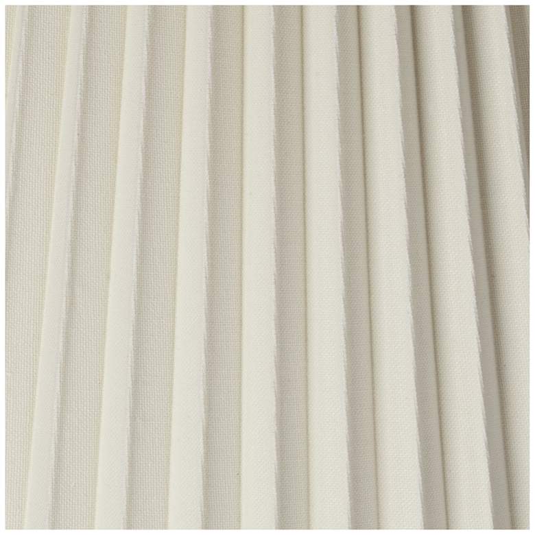 Image 2 Springcrest Ivory Pleated Lamp Shade 10x17x14.75 (Spider) more views