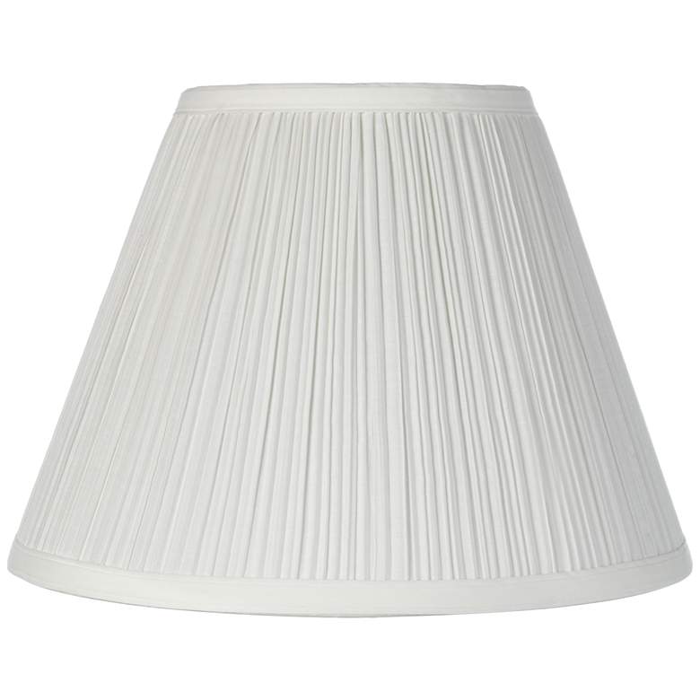 Image 1 Springcrest Ivory Pleated Lamp Shade 6x12x9 (Spider)