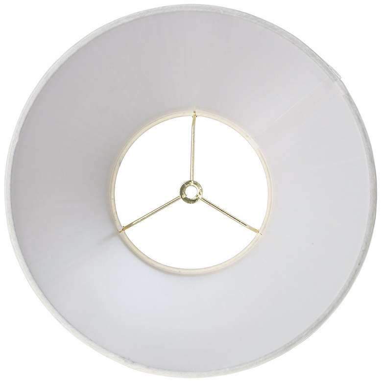 Image 3 Springcrest Ivory Pleated Lamp Shade 6x12x9 (Spider) more views