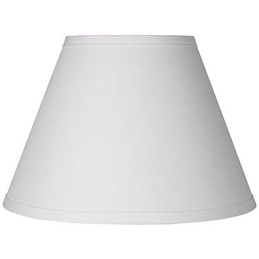 Springcrest Jerri White Table Lamp Clip Shade 6x12x8.5 (Clip-On)