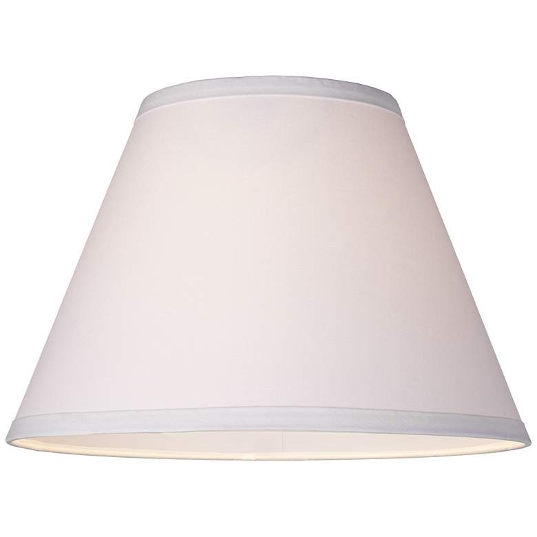 Image 2 Springcrest Jerri White Table Lamp Clip Shade 6x12x8.5 (Clip-On) more views