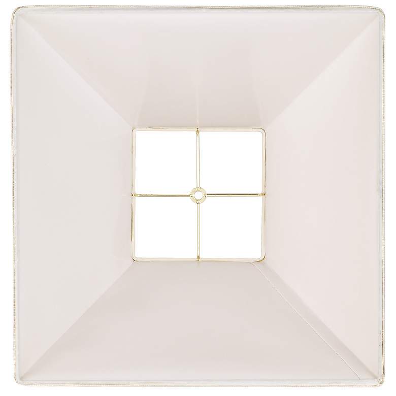 Image 3 Springcrest Jimi Beige Linen Square Lamp Shade 7x17x13 (Spider) more views