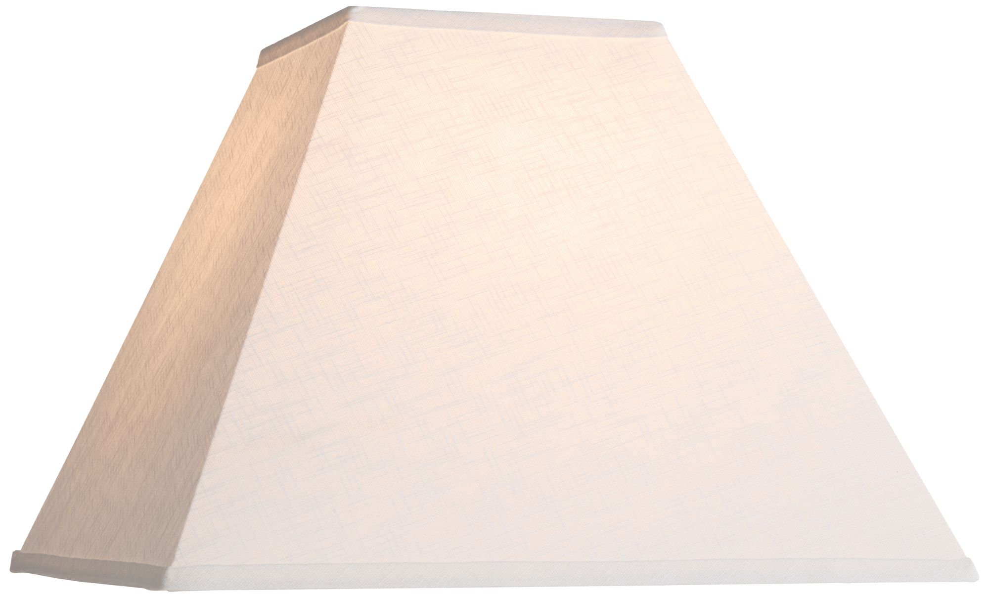 Image 6 Springcrest Jimi Off-White Linen Square Lamp Shade 7x17x13 (Spider) more views