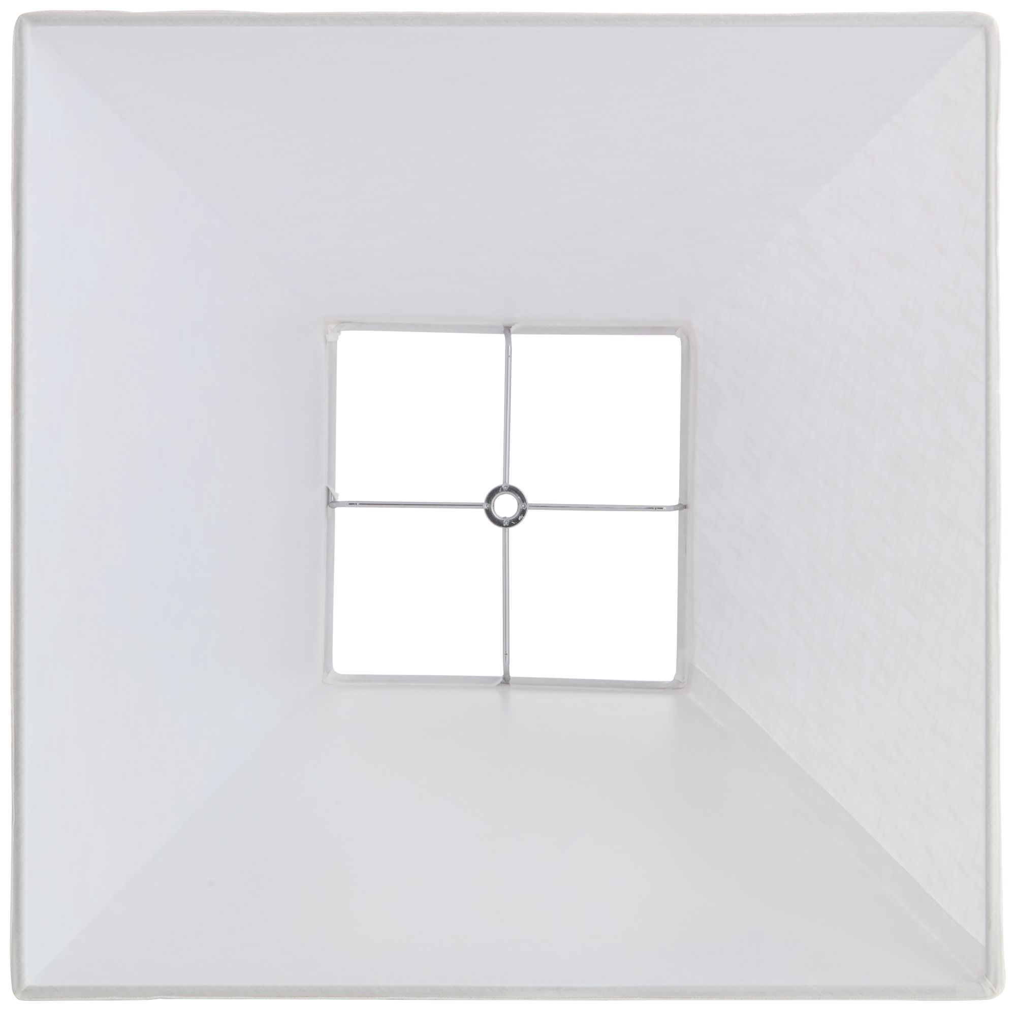Springcrest Jimi Off-White Linen Square Lamp Shade 7x17x13 (Spider)