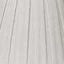 2_Springcrest Jody Off-White Linen Box Pleat Lamp Shade 7x14x11 (Spider) more views