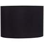 1_Springcrest Jonna Black Fabric Hardback Drum Lamp Shade 16x16x11 (Spider)
