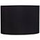 Springcrest Jonna Black Fabric Hardback Drum Lamp Shade 16x16x11 (Spider)
