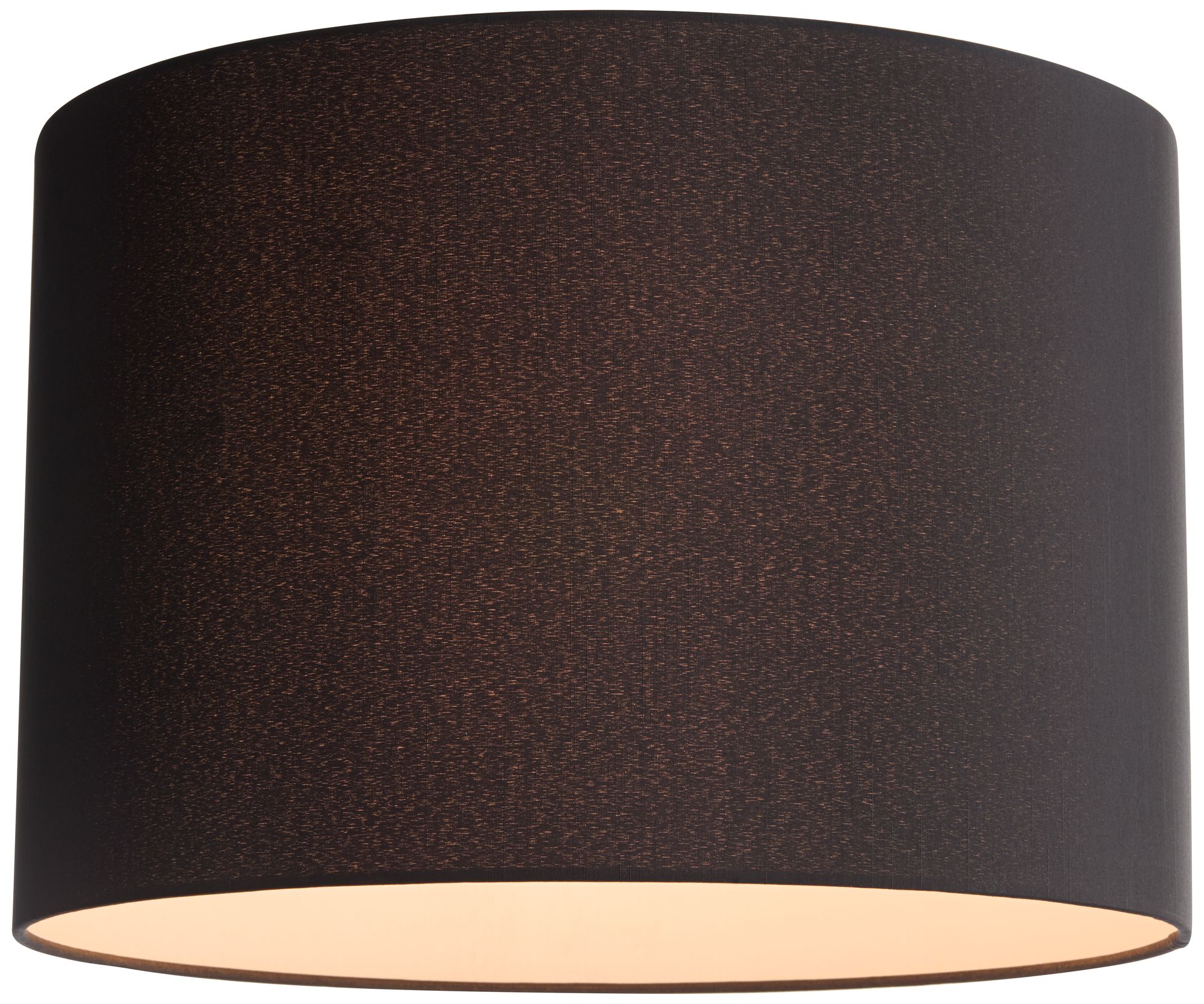 Springcrest Jonna Black Fabric Hardback Drum Lamp Shade 16x16x11 (Spider)