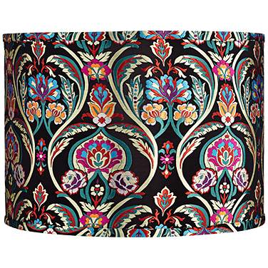 Springcrest Julie Bohemian Embroidered Drum Lamp Shade 15x15x11 (Spider)