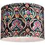 3_Springcrest Julie Bohemian Embroidered Drum Lamp Shade 15x15x11 (Spider) more views