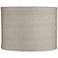 Springcrest Julie Gray and Gold Plastic Weave Drum Shade 15x15x11 (Spider)