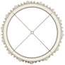 5_Springcrest Julie Off-White Diamond Pleat Drum Shade 15x15x11 (Spider) more views