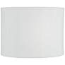 1_Springcrest Julie White Plastic Weave Drum Lamp Shade 15x15x11 (Spider)