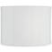 Springcrest Julie White Plastic Weave Drum Lamp Shade 15x15x11 (Spider)