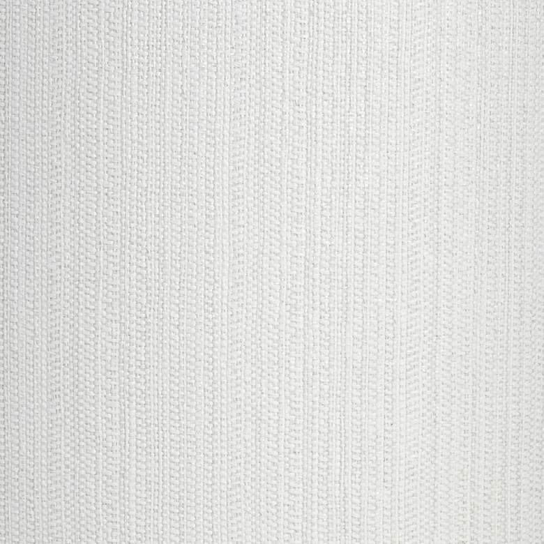 Image 2 Springcrest Julie White Plastic Weave Drum Lamp Shade 15x15x11 (Spider) more views