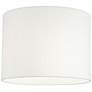 3_Springcrest Julie White Plastic Weave Drum Lamp Shade 15x15x11 (Spider) more views