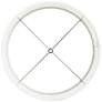 4_Springcrest Julie White Plastic Weave Drum Lamp Shade 15x15x11 (Spider) more views