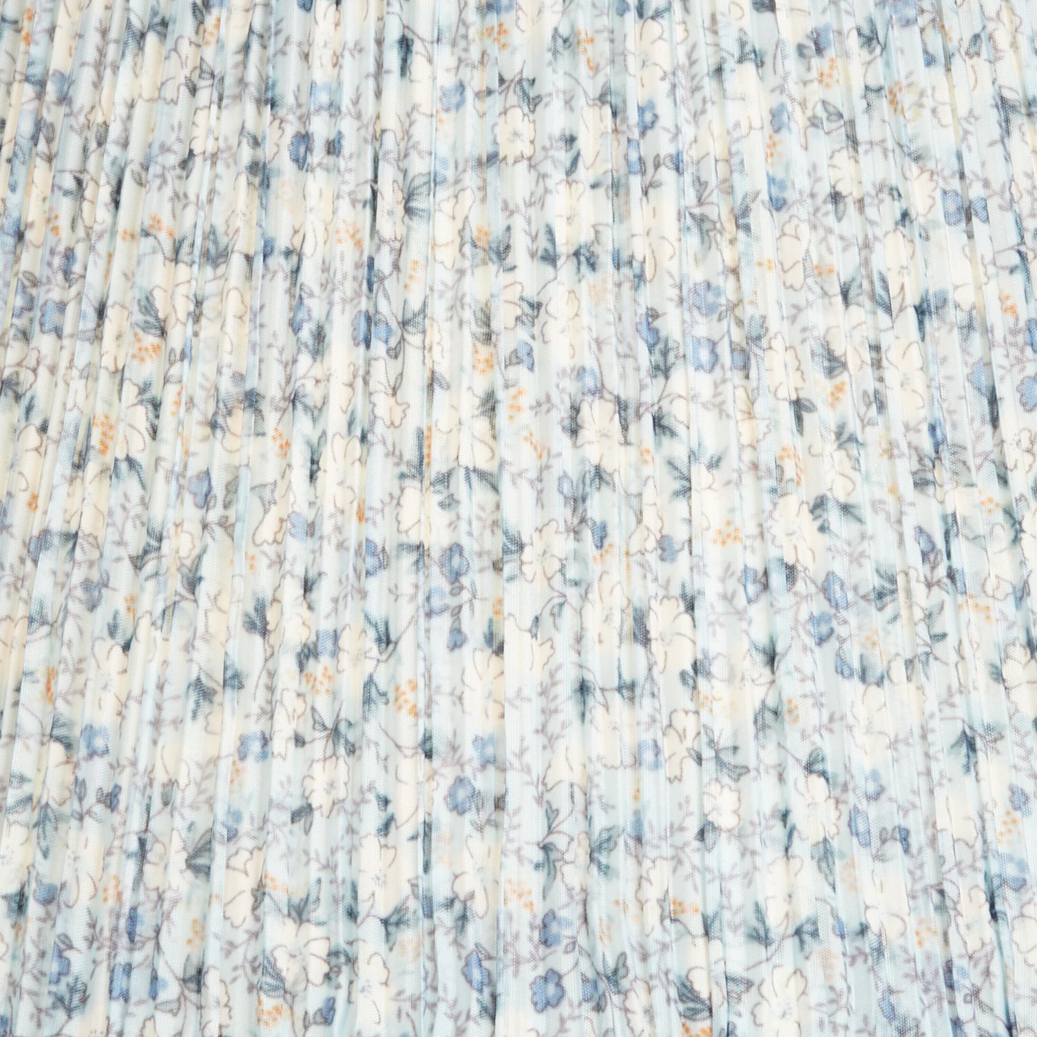 Image 3 Springcrest Kasey Blue Floral Pleated Empire Lamp Shade 8x13x11 (Spider) more views