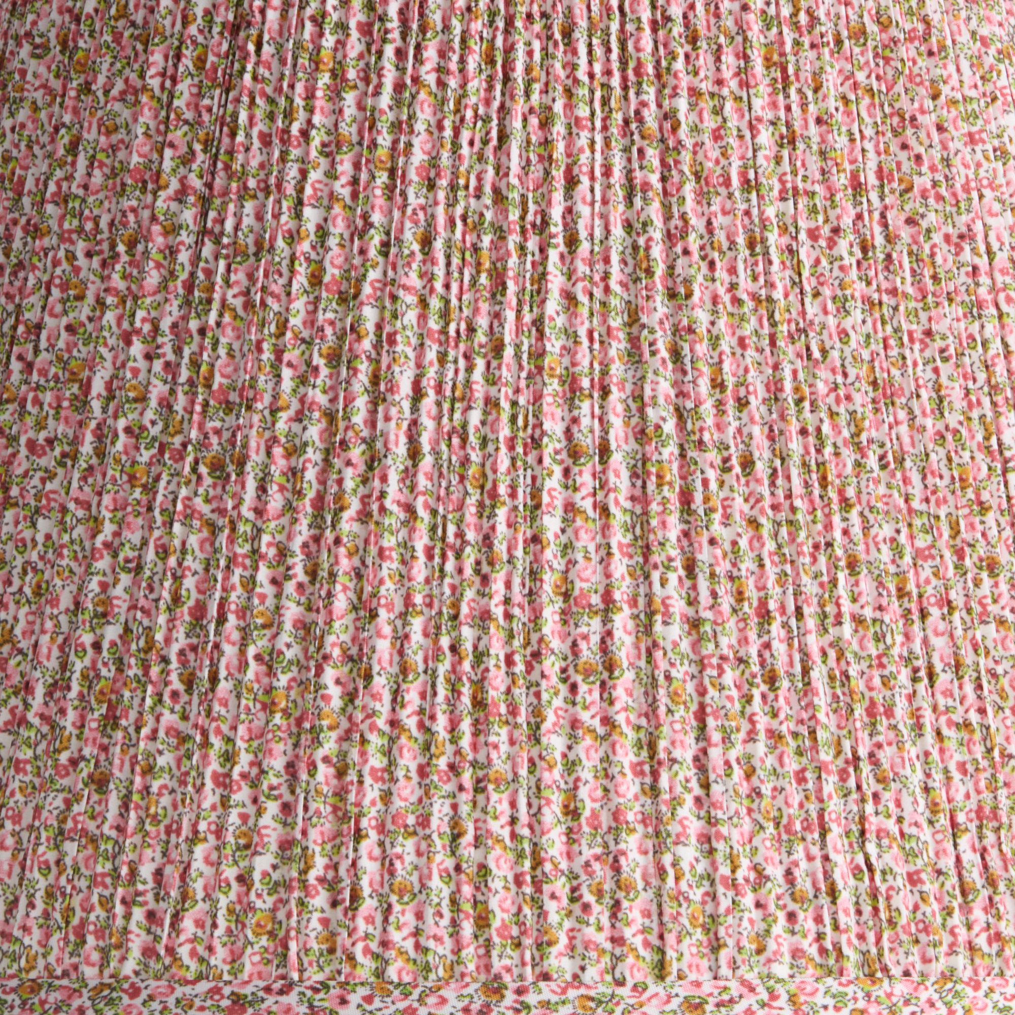 Thumbnail4 of Springcrest Kasey Red Pink Floral Shirred Empire Shade 8x13x11 (Spider) more views