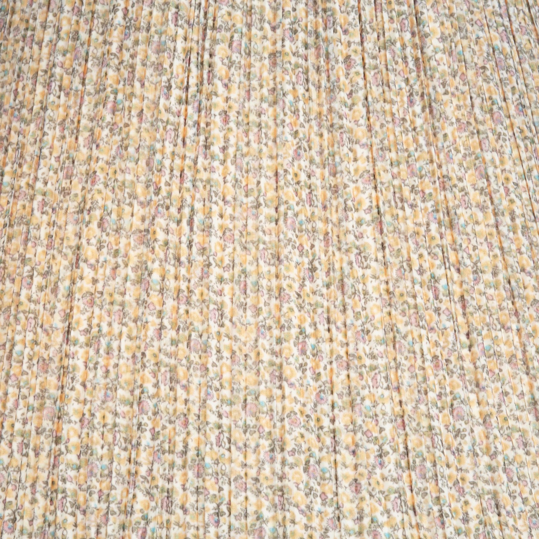 Image 3 Springcrest Kasey Yellow Pastel Shirred Empire Shade 8x13x11 (Spider) more views