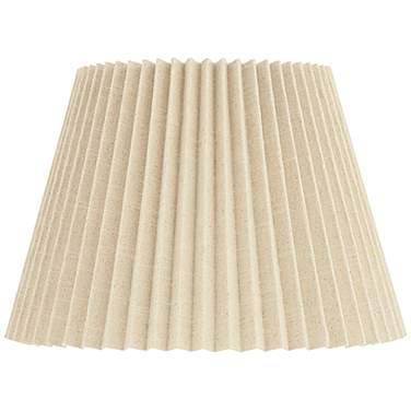 Springcrest Kaya Beige Wide Pleated Lamp Shade 9x14.5x10 (Spider)