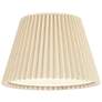 Thumbnail3 of Springcrest Kaya Beige Wide Pleated Lamp Shade 9x14.5x10 (Spider) more views