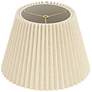Thumbnail4 of Springcrest Kaya Beige Wide Pleated Lamp Shade 9x14.5x10 (Spider) more views