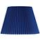 Springcrest Kaya Blue Wide Pleated Lamp Shade 9x14.5x10 (Spider)