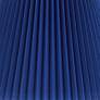 2_Springcrest Kaya Blue Wide Pleated Lamp Shade 9x14.5x10 (Spider) more views
