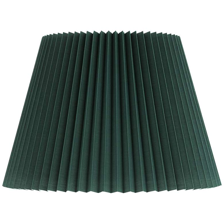 Image 1 Springcrest Kaya Green Wide Pleated Lamp Shade 9x14.5x10 (Spider)